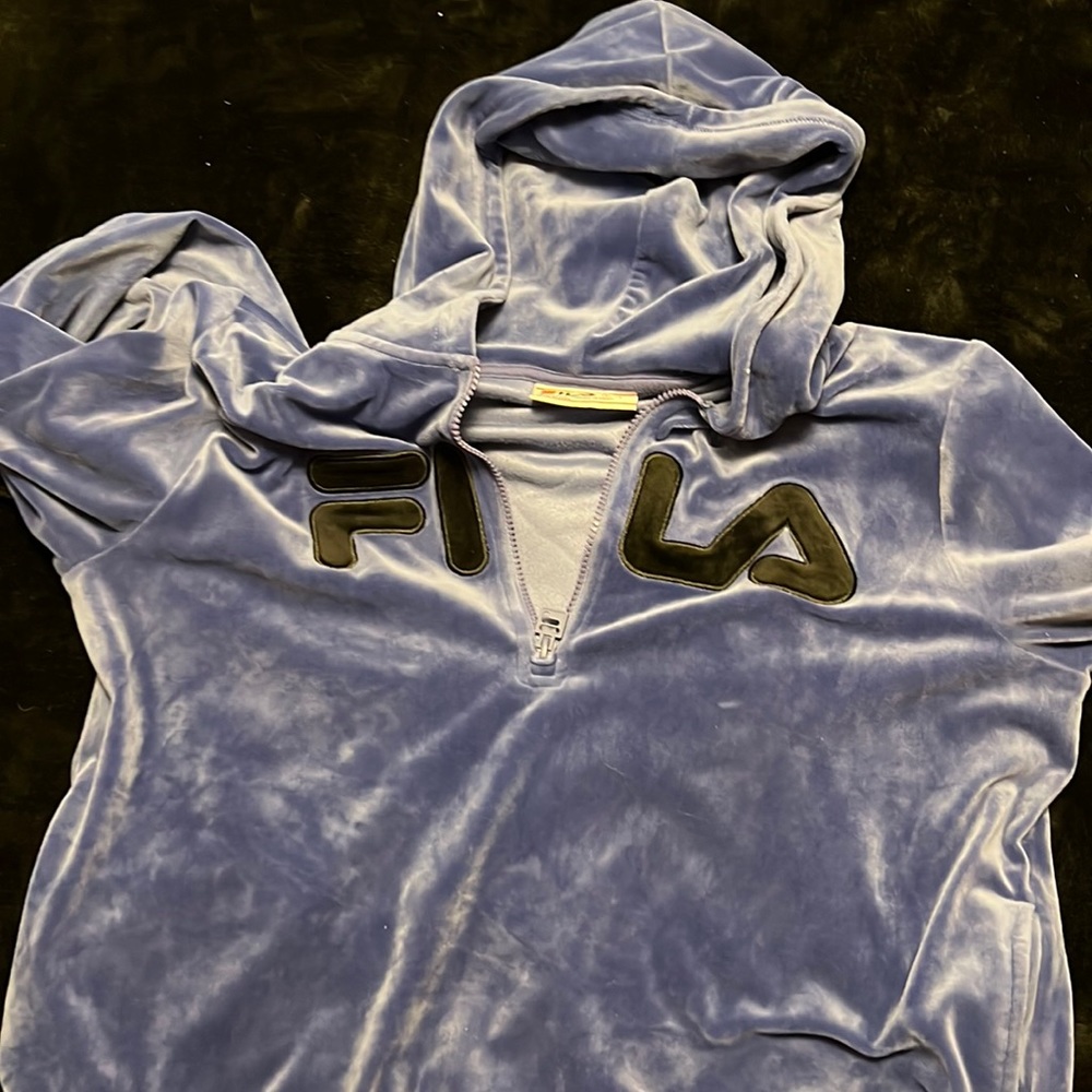 Fila velvet hoodie